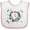 White and Pink, variant on Inktastic Baseball Breakthrough Boys or Girls Baby Bib