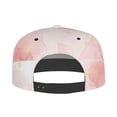 thumbnail image 4 of Gaeub Pink Marble Flat Bill Snapback Hats Baseball Caps with Adjustable for Running Workouts and Outdoor Activities, 4 of 9