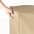 thumbnail image 6 of KHOMO Gear - Panther Series - Heavy Duty Outdoor Black Smoker Cover Protector 17" x 20" x 35.5" - Beige, 6 of 7