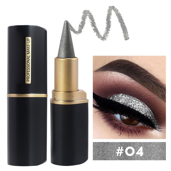 Ultra-Pigmented Eyeliner, Gel Eyeliner Pencil, Creamy Brown Eyeliner Pencil Waterproof Smudge Proof Eye Liner Pen Cat Eye Smokey Eye Liners Eyeshadow Sticks Halloween Makeup (#04)