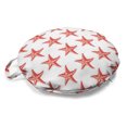 thumbnail image 1 of Abstract Art Round Floor Cushion with Handle, Starfish Marine Magic Ocean Creatures Exotic Deep Sea Beach, Decorative Pillow for Living Room & Dorms, 18" Round, Dark Coral and Pale Peach, by Ambesonne, 1 of 4