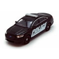 thumbnail image 2 of Diecast Car & Trailer Package - Ford Police Interceptor, Black - Welly 24045 - 1/24 scale Diecast Model Toy Car w/Trailer, 2 of 3