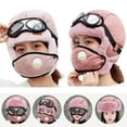 thumbnail image 3 of Cycling Hat for Women Men, 4-in-1 Cozy Earmuff Masque Glasses Protection Ski Hat, Outdoor Winter Hat, 3 of 7