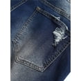 thumbnail image 5 of HAOMEILI Men's Skinny Jeans Casual Slim-fit Straight Printed Denim Pants, 5 of 7