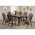 thumbnail image 5 of Pemberley Row Solid Wood Black Dining Side Chair Rectangular Fully Assembled Set of 2 38"H, 5 of 5