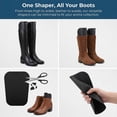 thumbnail image 4 of 8pcs Boot Shaper Form Inserts Reusable Tall Boot Support Holder Pads for Men Women Knee High Boots Black, 4 of 7