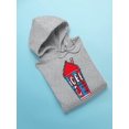 thumbnail image 3 of Classic Cup Design - Retro ICEE 'Coldest Drink In Town' Men's Hoodie, 3 of 4