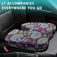 thumbnail image 4 of Premium Paisley Pattern Memory Foam Seat Cushion Ergonomic Chair Pad for Office Chair, Car, Airplane & Bleachers Sciatica, Tailbone Hip & Back Pain Relief - Chair Cushion for Long Office Workers., 4 of 5