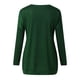 thumbnail image 5 of Mujeres Tallas grandes Casual Cuello redondo Suelto Impreso Bolsillo Manga larga Tops Mujer Blusa Fridja bvmnju3211, 5 of 5