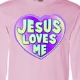 thumbnail image 4 of Inktastic Jesus Loves Me Long Sleeve T-Shirt, 4 of 5