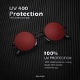thumbnail image 2 of Gafas de Sol Redondas Polarizadas Retro de Metal KALIYADI UV45 para Hombre y Mujer, 2 of 5