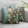 thumbnail image 3 of Orinice Flowers Roses Graphic Decorative Cushion Throw Pillow Cover for Home Couch Living Room Bed Sofa, Soft and Durable, 1PC 12x12in, 3 of 5