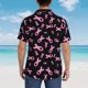 thumbnail image 4 of Balery Breast Cancer Awareness Camisas hawaianas de manga corta para hombre, camisas playeras de corte holgado, camisas de vacaciones con botones,Large, 4 of 7
