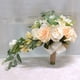 thumbnail image 5 of Ramos de novia artificiales, ramo de novia en cascada beige-2, 5 of 7