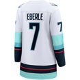 thumbnail image 3 of Women's Fanatics Jordan Eberle White Seattle Kraken Away Breakaway Jersey, 3 of 3