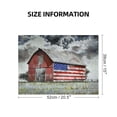 thumbnail image 2 of JRXY American Flag Barn Wooden Jigsaw Puzzle - Impossible Wooden Puzzles - Gift for Family Friends 500 PCS, 2 of 6