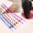 thumbnail image 3 of RV 6 uds herramienta de trenzado DIY accesorios para el cabello niñas coloridas trenzas elásticas para el cabello diadema para boda fiesta de cumpleaños niños Favor peinado brillar Electrónica, 3 of 5
