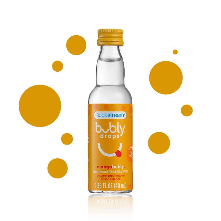 SodaStream bubly Drops Mango Flavored Drink Mix, 3 Count