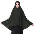 thumbnail image 1 of Colección Musulmana Hijab Khimar Pañuelo para Mujeres, Banderas de Estilo Largo en 12 Colores, Poliéster Suave para el Uso Diario Modesto, 1 of 2