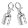 thumbnail image 3 of MOVTOTOP 1 Set Of Stainless Steel Cord End Snap Hook Rope End Caps Guardrail Rope Connector Metal Wire End Caps Cord End Stopper Rope End Hook, 3 of 7