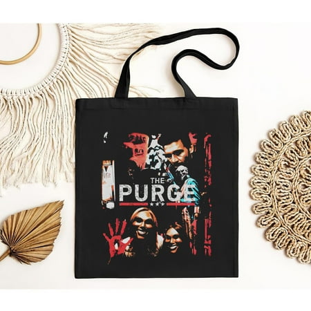 vintage The Purge Horror Movie Tote Bag  Gift For Woman And Man Tote Bag Up to -TH22663