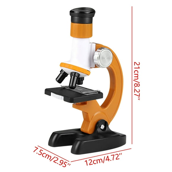 IROINID Microscope Optique pour Enfants 1200 Fois Haute Définition, Expériences Scientifiques Biologiques pour Élèves de Collège, Jouets Éducatifs, Cadeaux de Noël