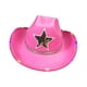 thumbnail image 1 of Sombrero de vaquero, accesorios de vestir, moda, ala grande, verano, informal, decoración, sol Rosa, 1 of 9