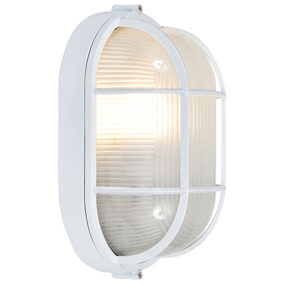 20290leddlp-wh/fst Access Lighting Nauticus-One Light Outdoor Bulkhead Wall Mount-8.25 Inches Wide by 4.25 Inches Tall-White Finish