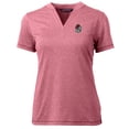 thumbnail image 2 of Women's Cutter & Buck Heather Red Georgia Bulldogs Forge Blade V-Neck Top, 2 of 3