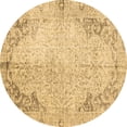 thumbnail image 1 of Ahgly Company Indoor Round Persian Brown Traditional Area Rugs, 6' Round, 1 of 4