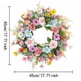 thumbnail image 2 of zhangmingg Floral Courtyard Scene Layout Door Window for Spring Decoration, 2 of 7