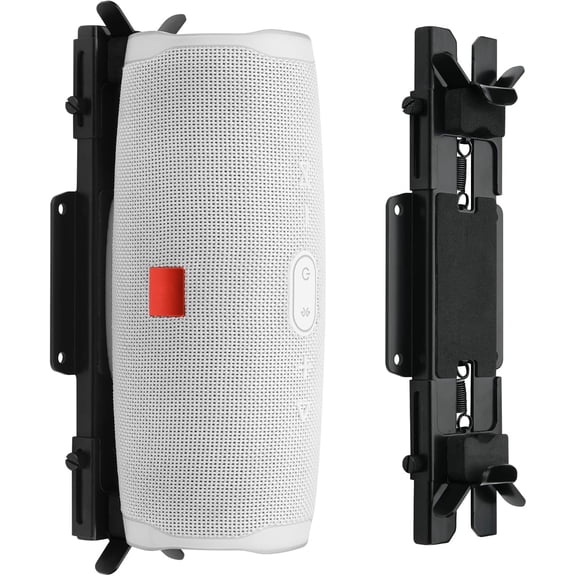 Speaker Mount Wall Ceiling Mount for JBL Charge 4/Charge 5/Flip 6/Flip 5, Wall Bracket Metal Holder for Speaker from 6.85 to 9.2 inches (Black)