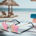 thumbnail image 4 of 3x Gafas de Sol de Estrella Moda Sin Montura Cosplay Fiesta Al Aire Libre Sombras Personalidad Playa Compras Viajes Gafas Gafas para 3 piezas, 4 of 8