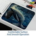 thumbnail image 6 of Whale Square Desk Mat Gaming Mouse Pad, 8.3x9.8 Inch Non-Slip Rubber Bottom Printed Design - Suitable for Office and Gaming, 6 of 6