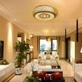 thumbnail image 2 of WUZSTAR 19.5 Inch Bird Cage Ceiling Light Chinese style Bamboo and Rattan Lantern Pendant Light, 2 of 8