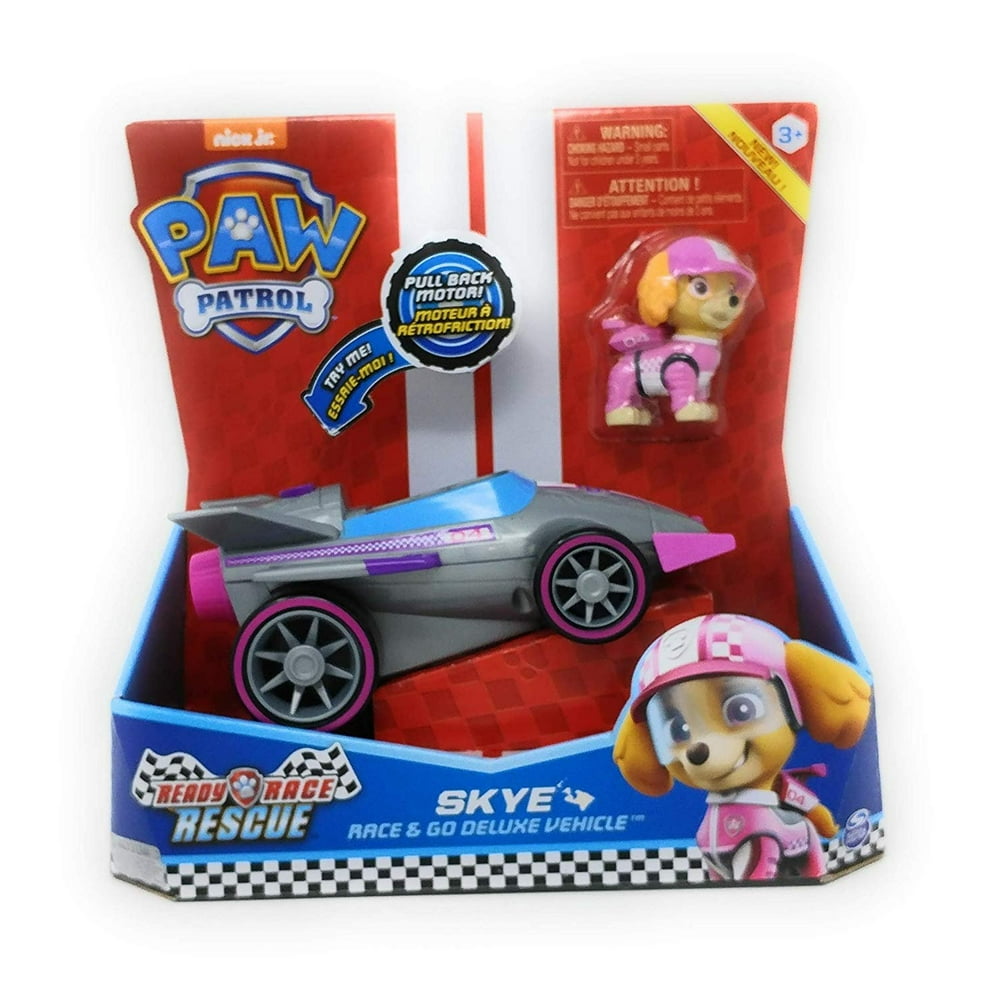 Spin Master New Paw Patrol Ready Race Rescue Race And Go Deluxe Skye Vehicle And Figure Walmart 2768