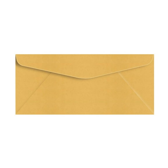 50 Kraft #10 Envelopes - 9.5" x 4.125" - Standard Flap - EnvelopesOn Brand Envelopes