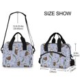 thumbnail image 2 of FORMRS Reusable Lunch Bag for Work School Leakproof Insulated Cooler with Adjustable Shoulder Strap, Purple Otters Pattern, 2 of 6