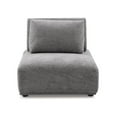 thumbnail image 2 of Furniture of America Tatiana Chenille 3-Piece Modular Sectional Loveseat with Wedge Ottoman, 2 of 3