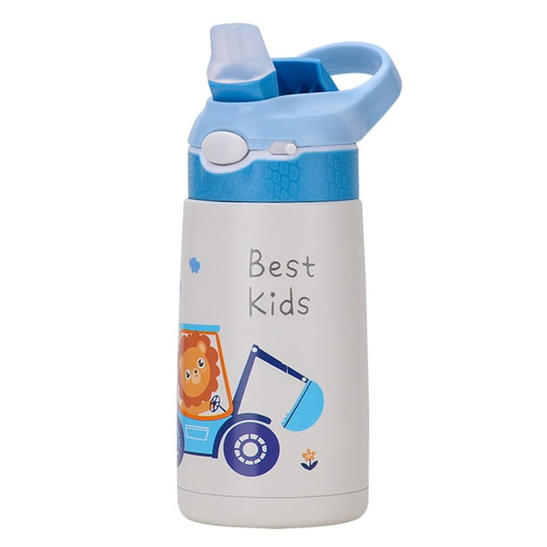 Frascos para 400 Ml Con Pajita Y Asa Acero Inoxidable Niñas