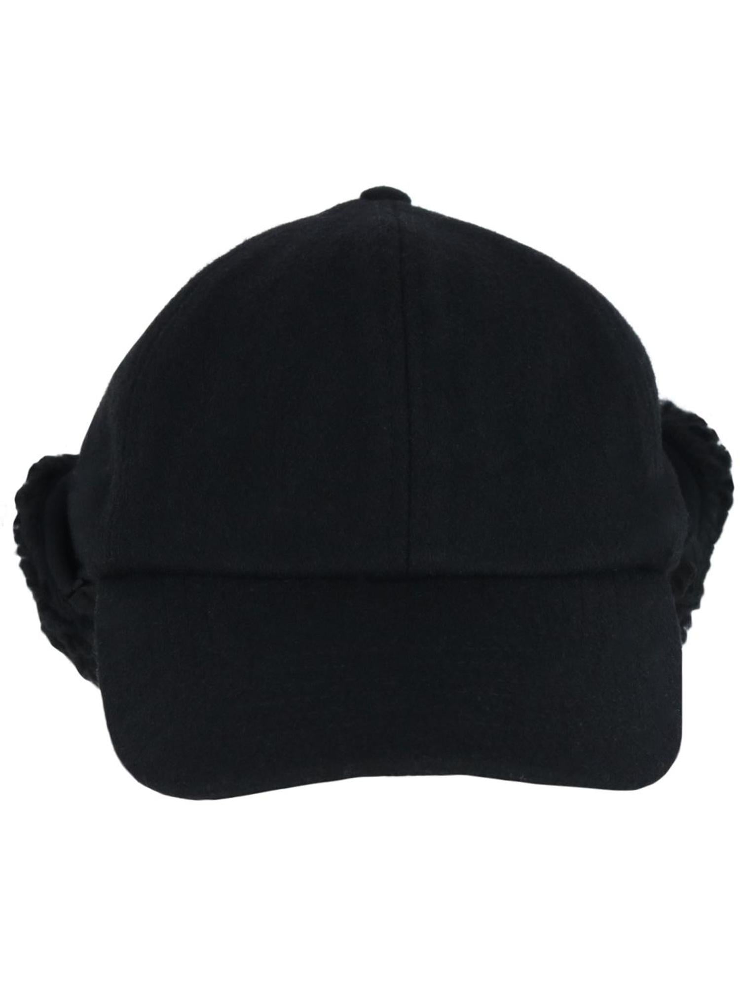 Epoch Hats Company  Sherpa Lined Wool Blend Earflap Baseball Cap (Men)