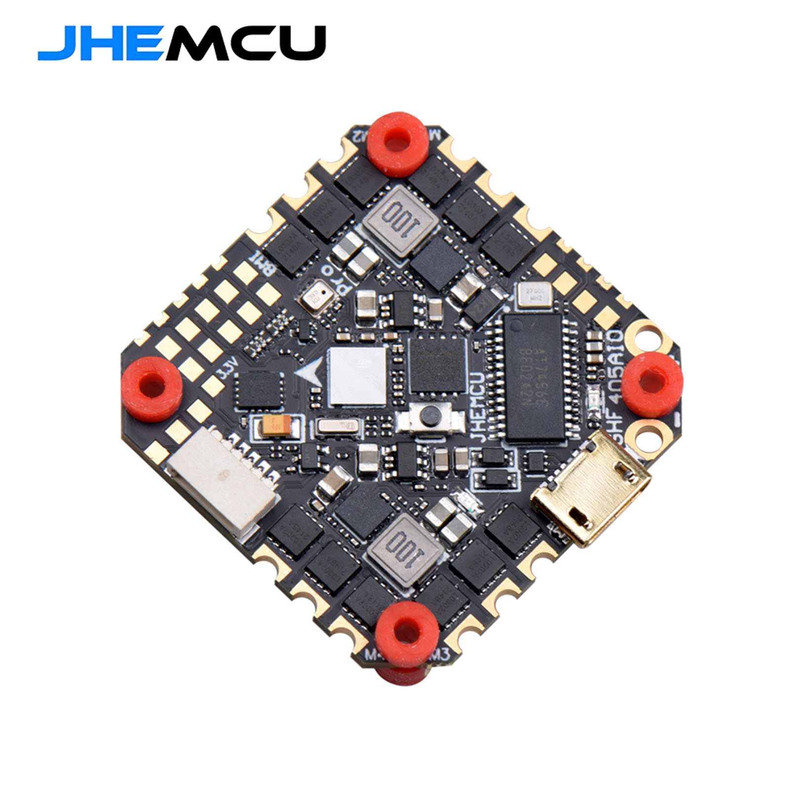 JHEMCU GHF405AIO-BMI F405 Flight Controller W5V 10V BEC Built-in 40A BLHELI_S 2-6S 4 in 1 ESC 25.5X25.5mm for - image 2 of 7