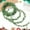 Green#84, variant on Cadorn 2M Christmas Wreath with Ribbon, Rattan Garland and Tinsel for Xmas Tree Door Wall Holiday Party Decoration