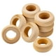 thumbnail image 1 of 10 hebillas de servilletas de estilo rústico, anillos de madera para servilletas, porta servilletas de madera para mesa de comedor., 1 of 6