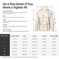 thumbnail image 5 of Uemuo Tropical Fruit Pattern Women's Full Zip UPF 50+ Sun Protection Hoodie Jacket Long Sleeve Sun Shirt Hiking Outdoor Performance with Pockets-XX-Large, 5 of 9