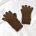 thumbnail image 2 of Women's Gloves Mittens Winter Unisex Knitted Wool Warm Gloves Solid Color Fingerless Mitts Cold Gloves,Women's Accessories Gloves Mittens, 2 of 3