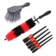 thumbnail image 5 of Kit de 7 cepillos para detalles de automóviles para lavado interior y exterior de automóviles, encerado, limpieza y eliminación de polvo, 5 of 19