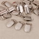 thumbnail image 4 of 20 piezas tirantes metálicos cinta Clips correas Snap chupete tirantes 10mm perfecl Clips de chupete, 4 of 7