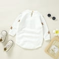 thumbnail image 5 of Icvfdpl Kids Girls Romper Jumpsuit Boy Star Pattern Knit Sweater Sweatshirt Long Sleeve Bodysuit Warm Fall Winter Clothes 0-24 Months Charming Wear For Baby, 5 of 9