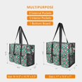 thumbnail image 2 of SHIBA-Utility Water Resistant Tote Bag with 13 Exterior & Interior Pockets, Top Zipper Closure & Thick Bottom Support, 2 of 4